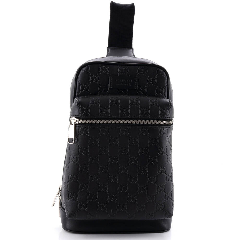 Signature Slim Crossbody Bag Guccissima #233368G13B